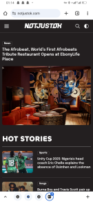 Notjustok WordPress Theme
