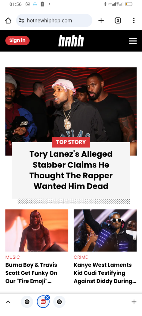 HotNewHipHop WordPress Theme