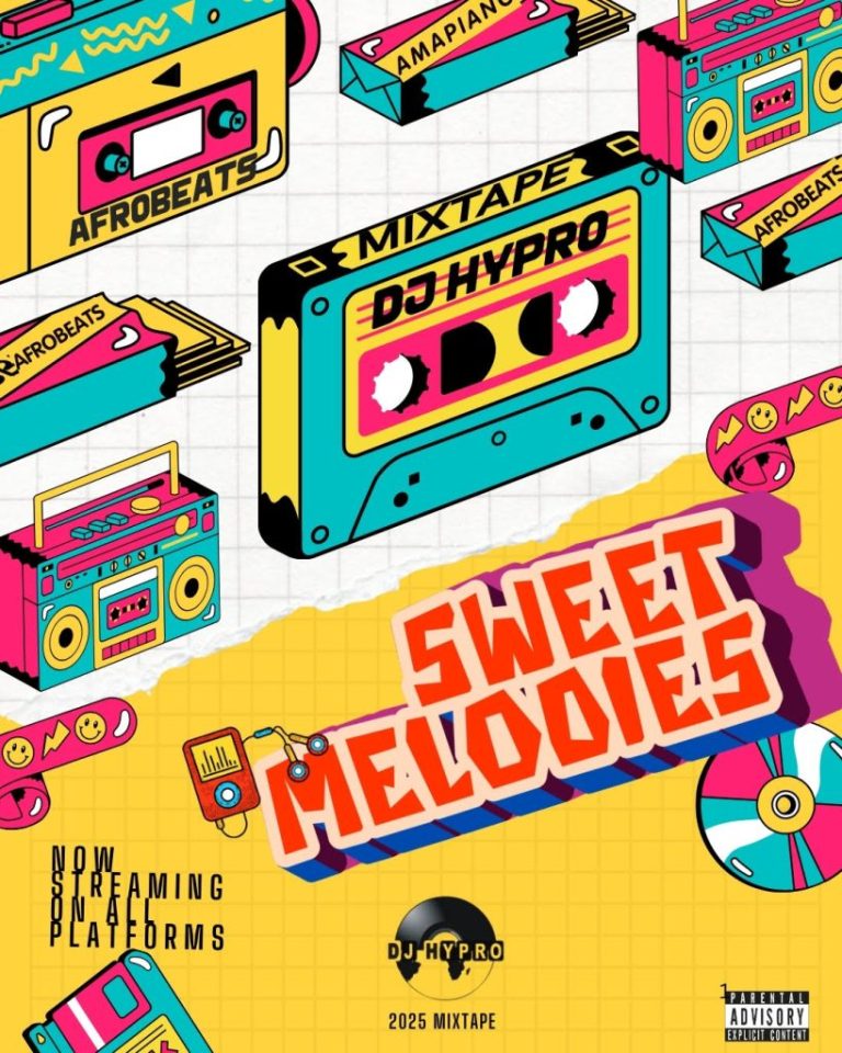 Cover Art For DJ Hypro – Sweet Melodies Mixtape 2025
