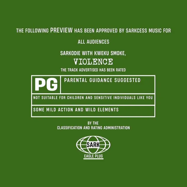 Cover Art For Violence Lyrics by Sarkodie Feat. Kweku Smoke