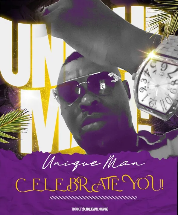 Cover Art For Unique Man – Celebrate You