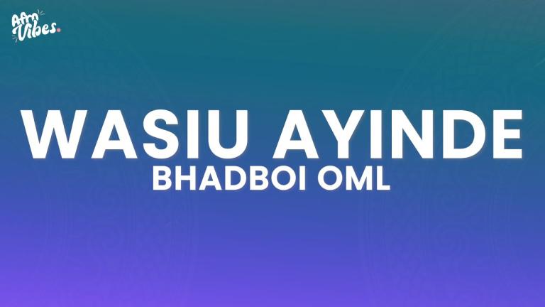 Cover Art For Wasiu Ayinde Lyrics by Bhadboi OML