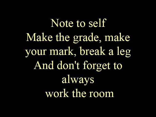 Cover Art For Note To Self Lyrics by A-Q