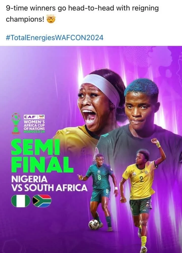 Cover Art For WAFCON 2024: Nigeria vs South Africa: Where to watch and head to head
