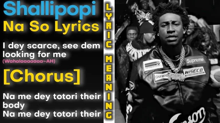 Cover Art For Na So Lyrics by Shallipopi